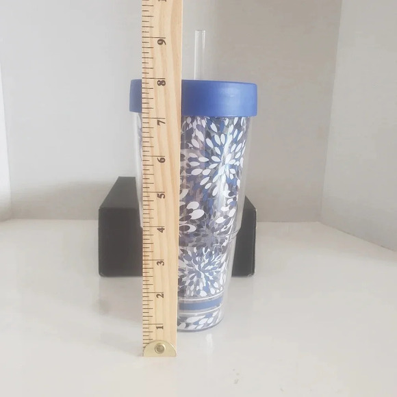 Tervis Fiesta Tumbler Blue 24oz  Cup . - Picture 9 of 9